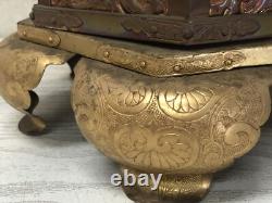 Y3108 TOUROU Copper Hanging Lantern Clawfoot home decor Japan antique vintage