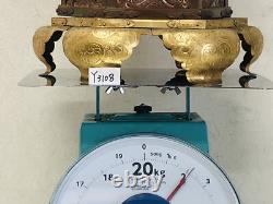 Y3108 TOUROU Copper Hanging Lantern Clawfoot home decor Japan antique vintage