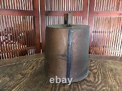 Y3548 GANDOU Copper Portable Lamp lantern Edo period Japan antique vintage