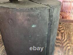 Y3548 GANDOU Copper Portable Lamp lantern Edo period Japan antique vintage
