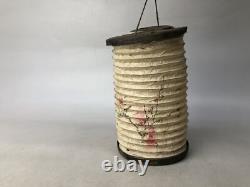Y8079 ANDON Foldable portable paper lantern candle holder Japan antique vintage