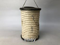 Y8079 ANDON Foldable portable paper lantern candle holder Japan antique vintage