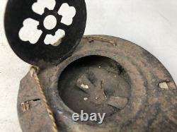 Y8079 ANDON Foldable portable paper lantern candle holder Japan antique vintage