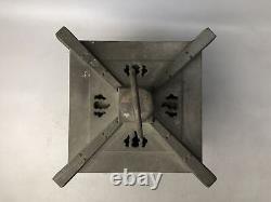 Y8252 TOUROU metal Hanging Lantern openwork Japan antique interior decor vintage