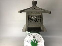 Y8252 TOUROU metal Hanging Lantern openwork Japan antique interior decor vintage